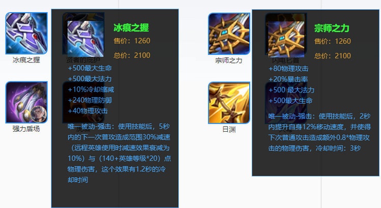 王者荣耀相互冲突的装备有哪些-冲突的装备是什么意思